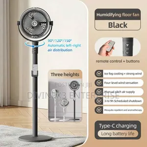 Circulation Cooling Humidifying Floor Fan