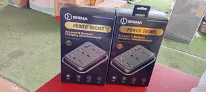 Sigma 8-in-1 Power Strip With 4 Anti-Static Sockets