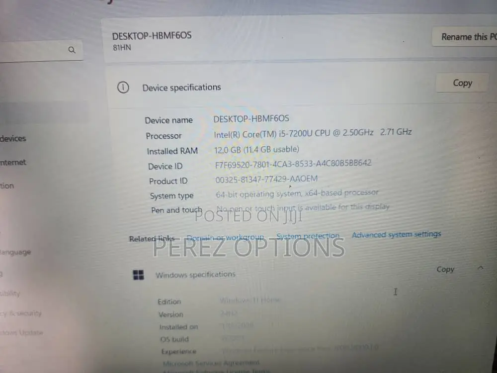 Laptop Lenovo V130 12GB Intel Core i5 HDD 500GB