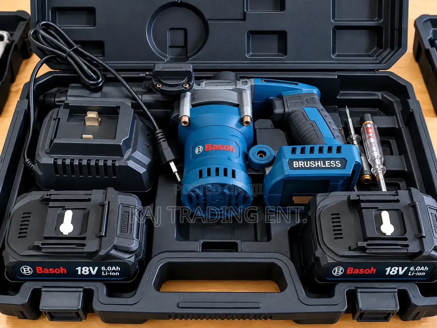 Basoh Cordless Hammer Drill With 2 Batteries