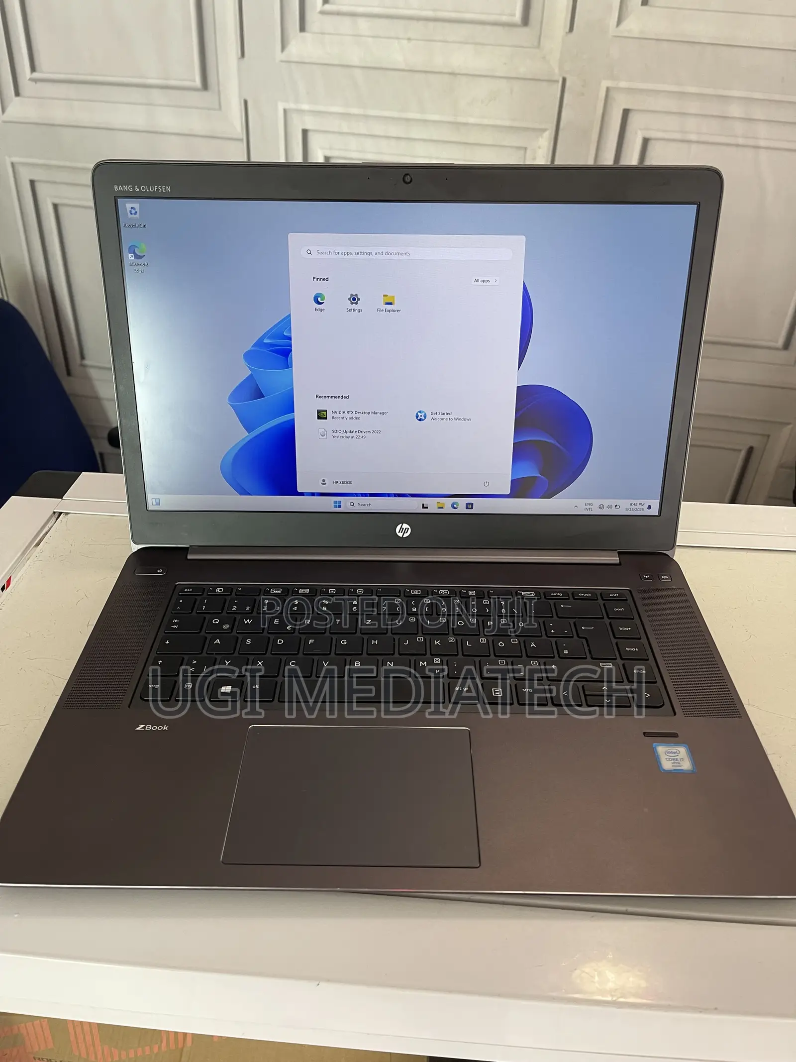 Laptop HP ZBook 15 G3 8GB Intel Core i7 SSD 128GB