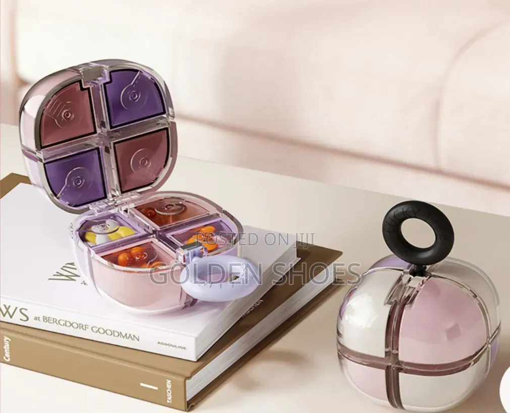 8 Compartment Pill Storage Box