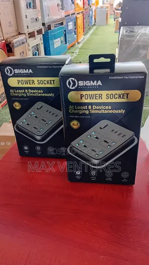 Sigma 8-in-1 Smart Power Socket With Multiple Outputs