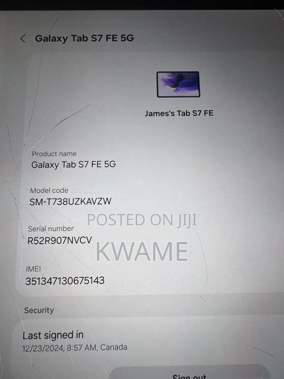 Samsung Galaxy S7 64 GB Black