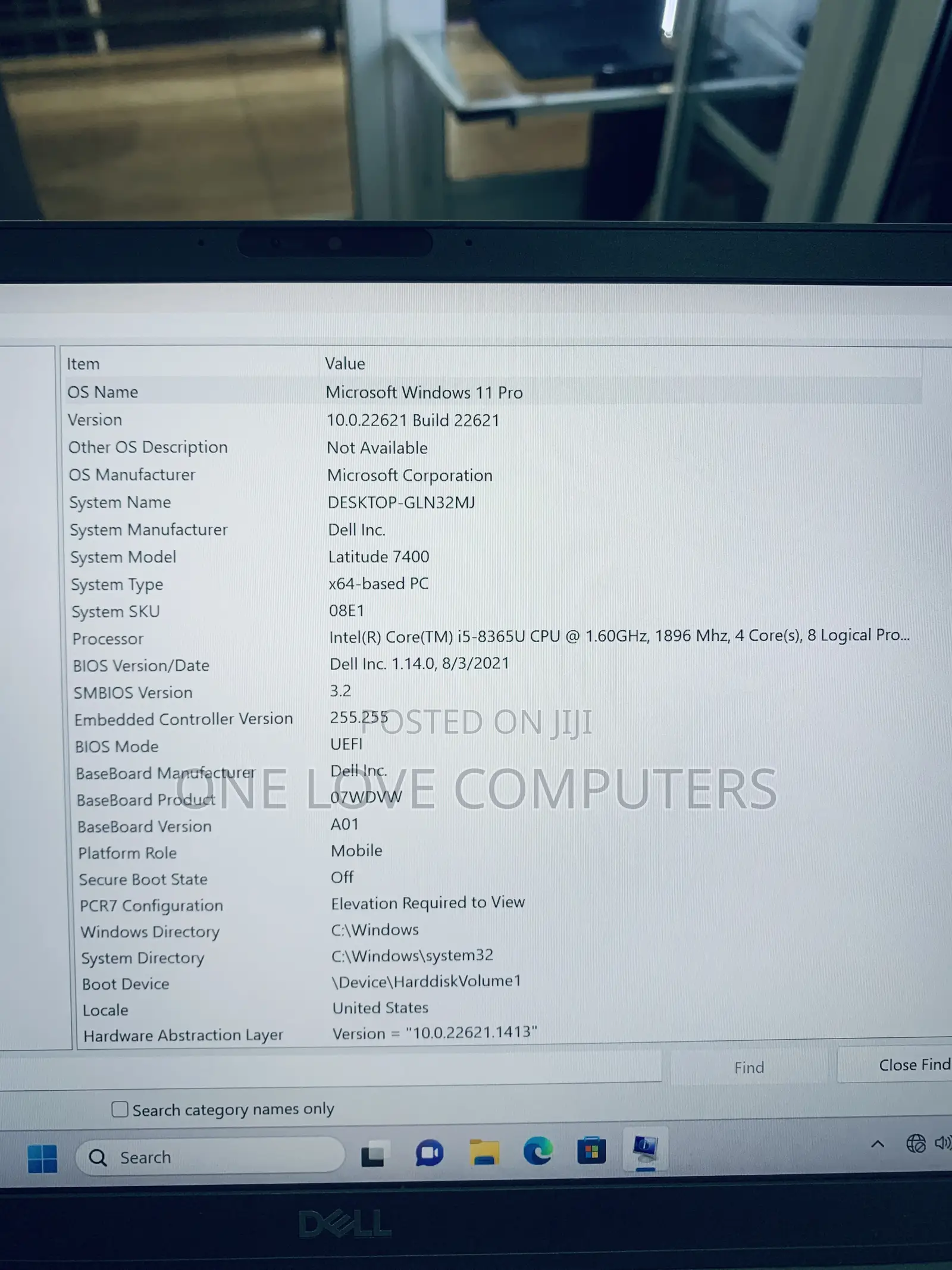 Laptop Dell Latitude 7400 8GB Intel Core i5 SSD 256GB