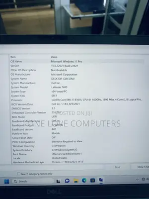 Laptop Dell Latitude 7400 8GB Intel Core i5 SSD 256GB