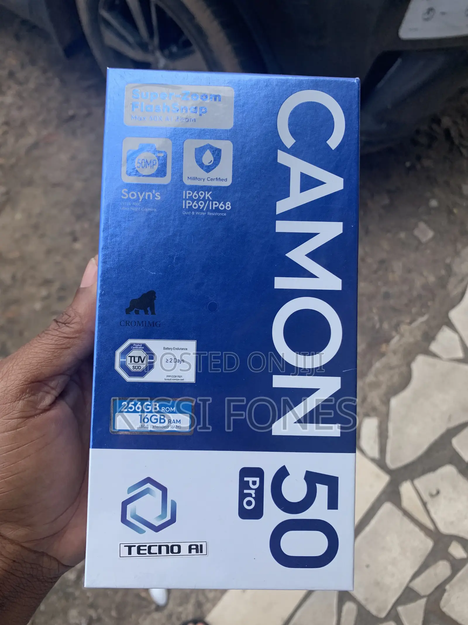 New Tecno Camon 50 Pro 256 GB Black