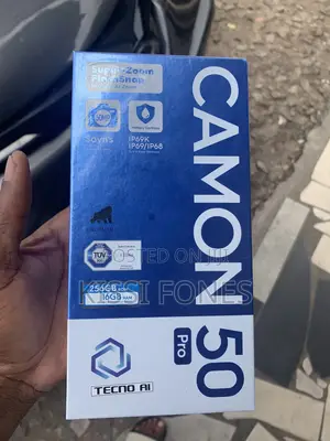 New Tecno Camon 50 Pro 256 GB Black