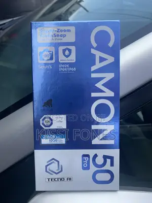 New Tecno Camon 50 Pro 256 GB Gray