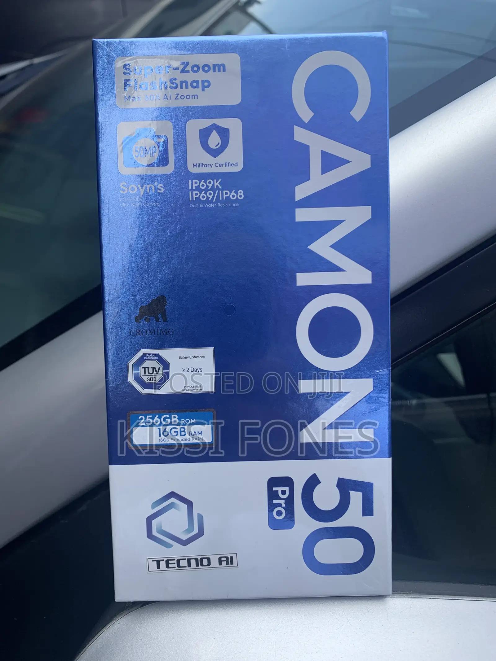 New Tecno Camon 50 Pro 256 GB Gray
