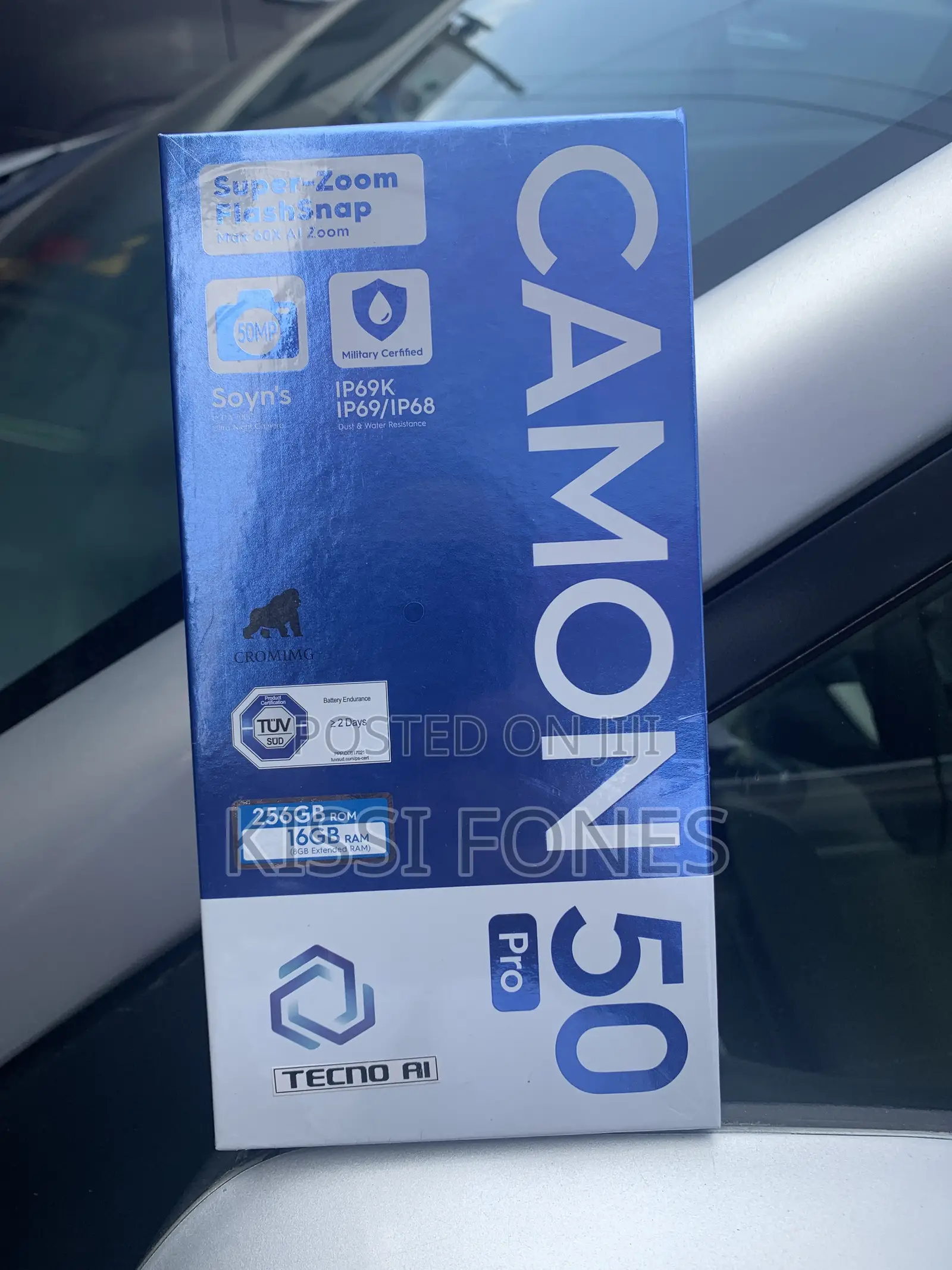 New Tecno Camon 50 Pro 256 GB Gray