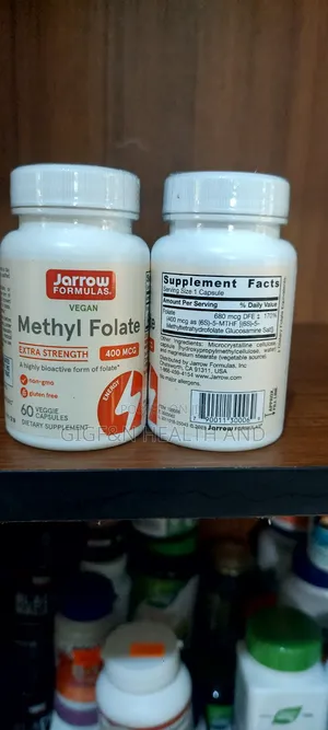 Jarrow Methyl Folate 400mcg/60 Veg Caps