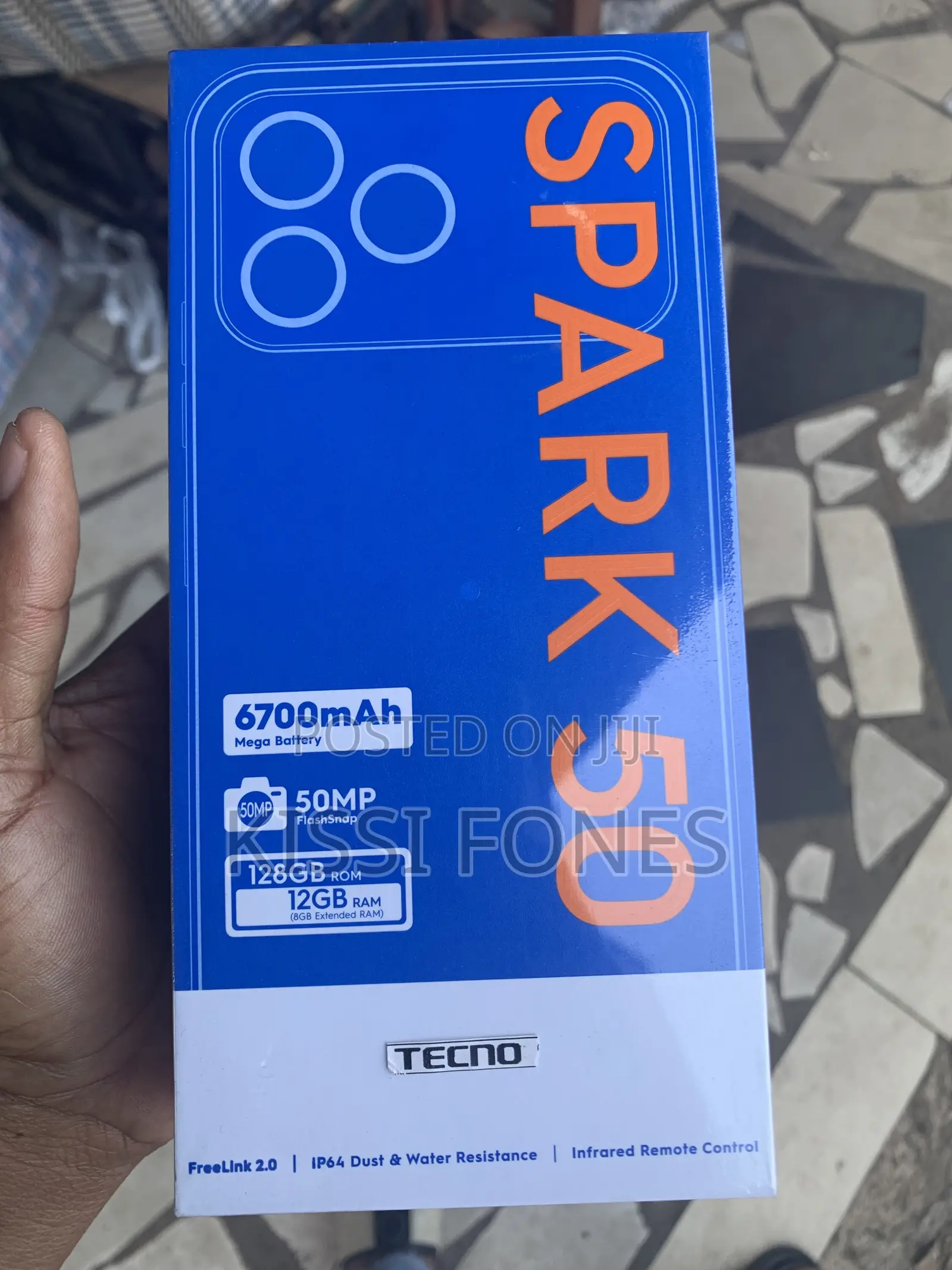 New Tecno Spark 50 5G 256 GB Gray