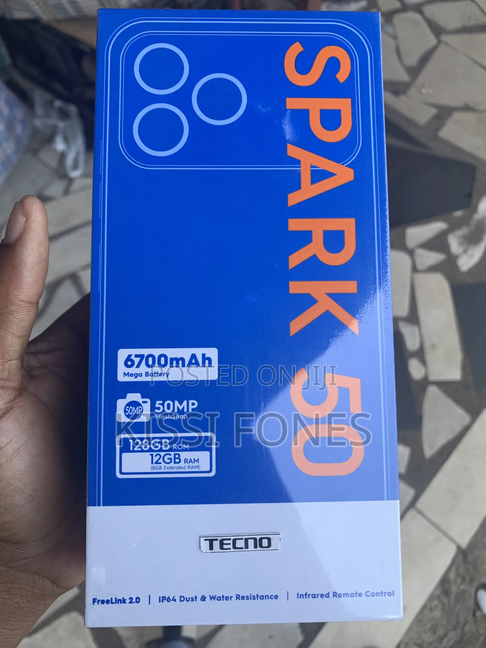 New Tecno Spark 50 5G 256 GB Gray