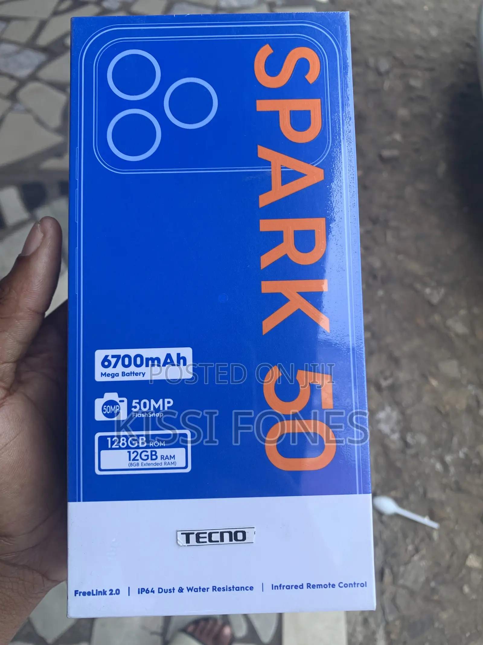 New Tecno Spark 50 5G 256 GB Gray