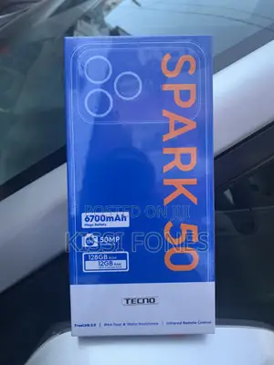 New Tecno Spark 50 128 GB Black