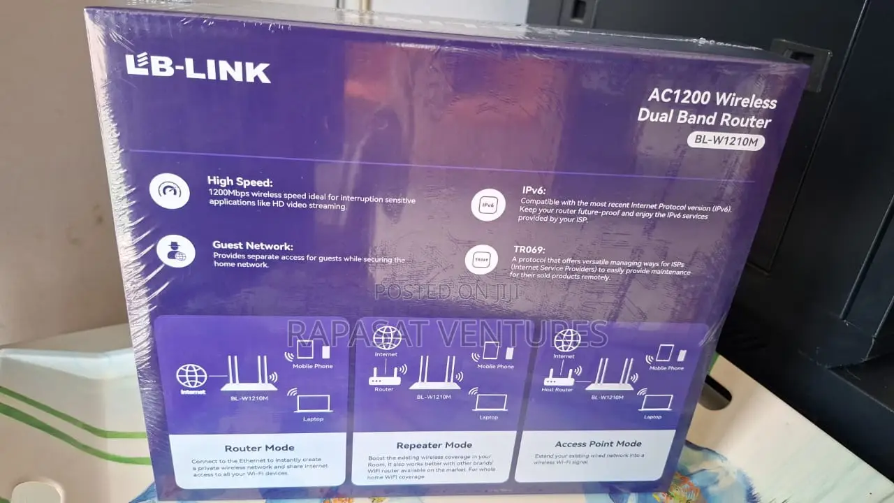 Lb-Link Ac1200 Wireless Dual Band Router Bl-W1210m