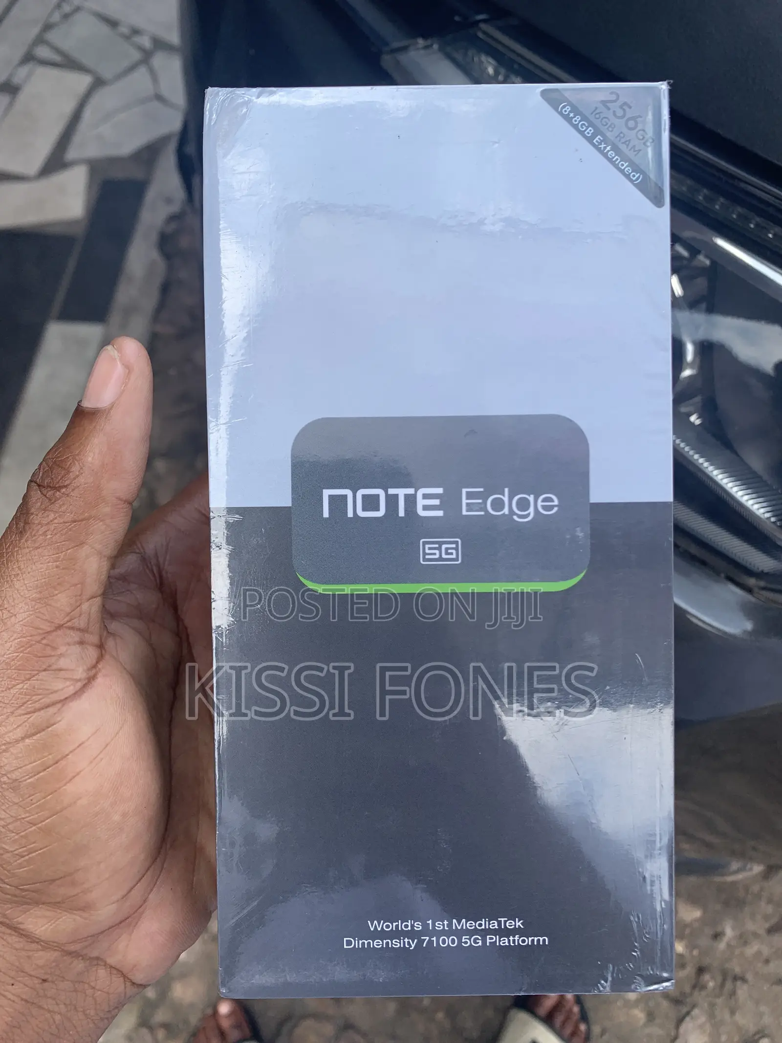 New Infinix Note Edge 256 GB Gray