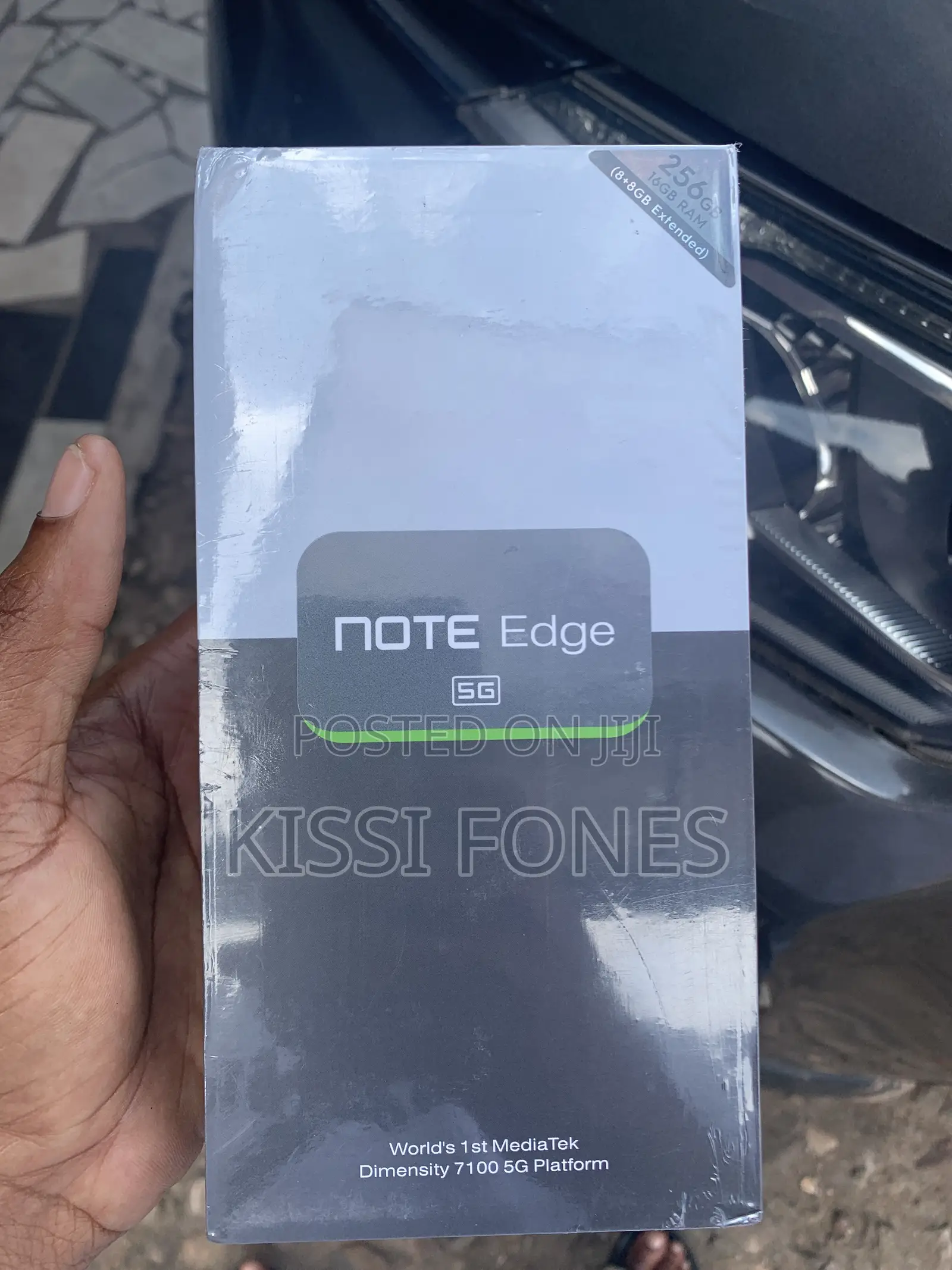 New Infinix Note Edge 256 GB Gray