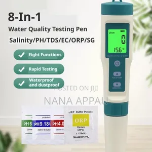 8-in-1 Multi-Parameter Water Quality Tester