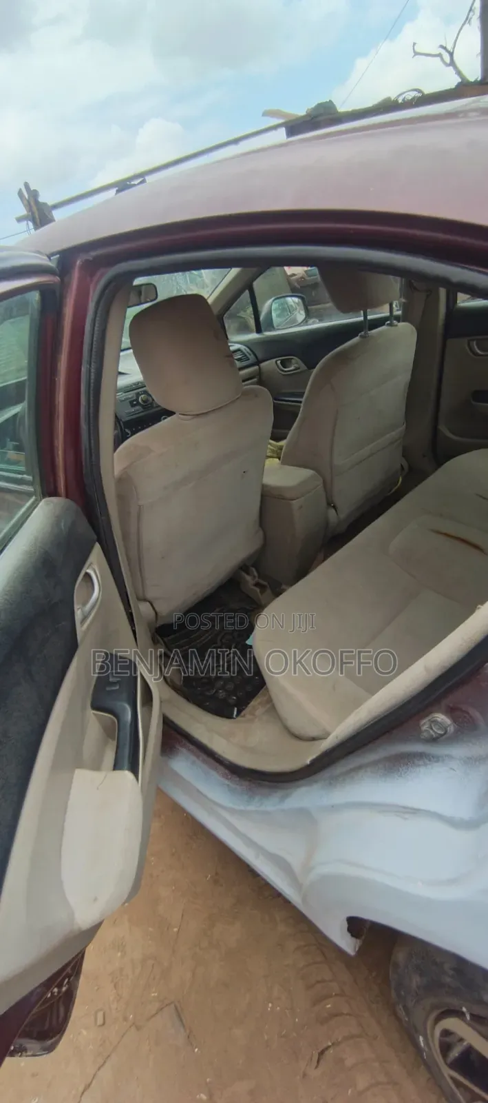 Honda Civic 1.8 5 Door Automatic 2012 Burgundy