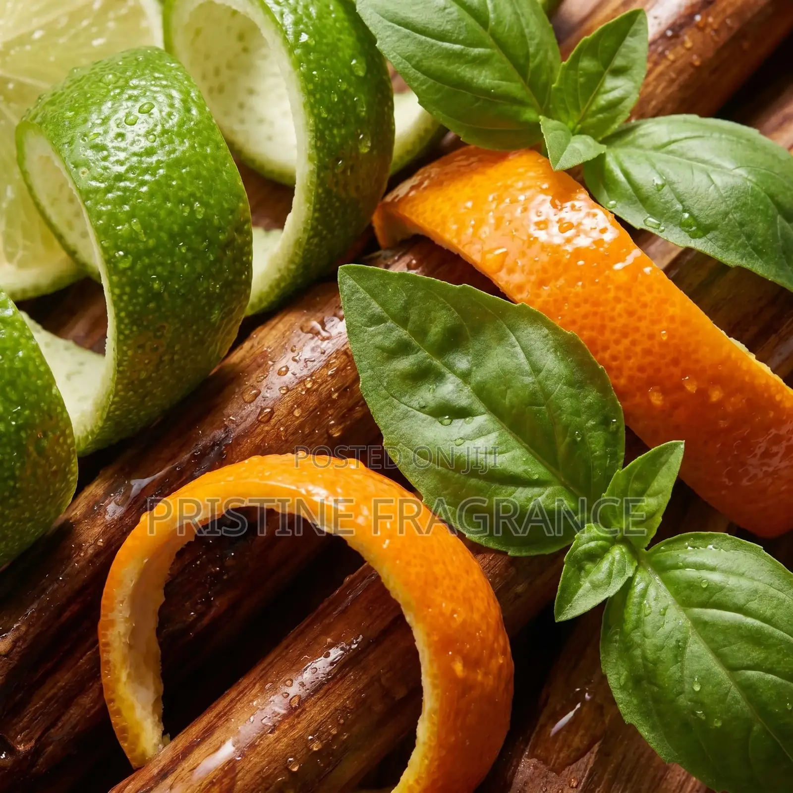 Lime Basil Dreid Bloom Aromatherapy Candle