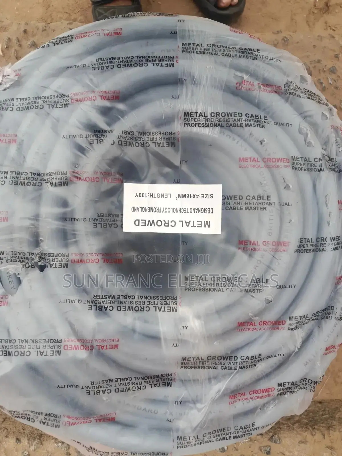 16mmx4core 100mtrs Industrial PVC Flexible Cable