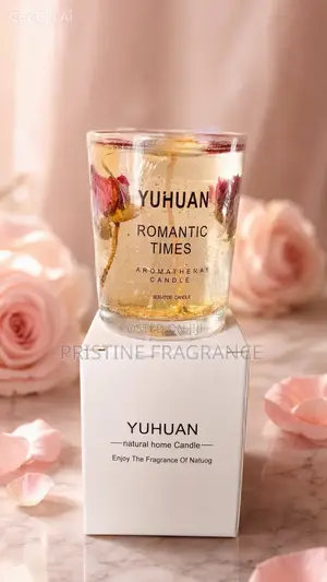 Dried Bloom Velvet Rose Aromatherapy Candle