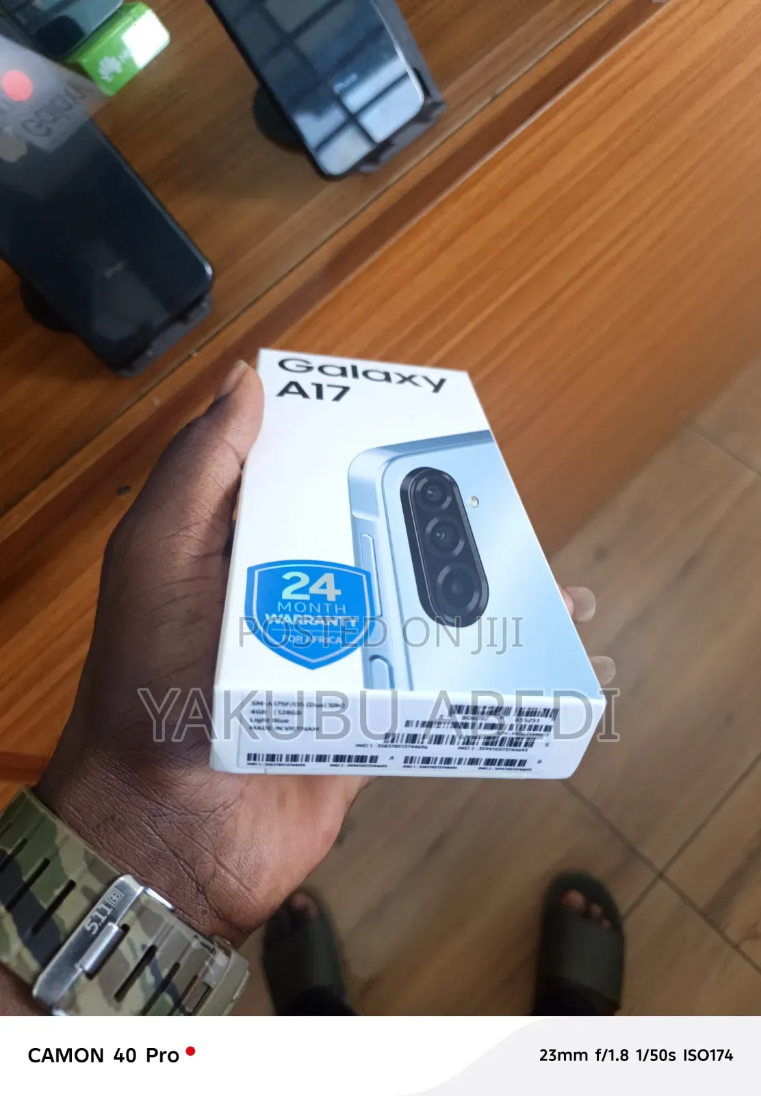 New Samsung Galaxy A17 128 GB Blue