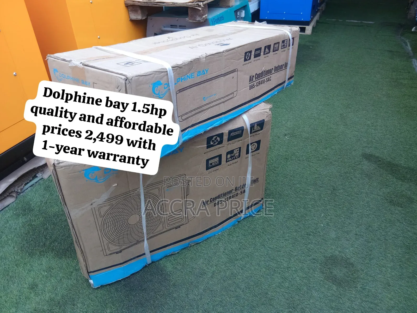 Original Dolphine Bay 1.5HP AC Fast Cooling Split System Conditioner