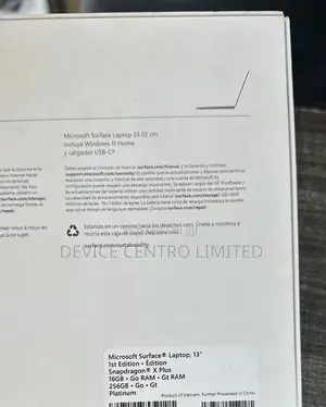 New Microsoft Surface Laptop 16GB Qualcomm Snapdragon X Plus SSD 256GB