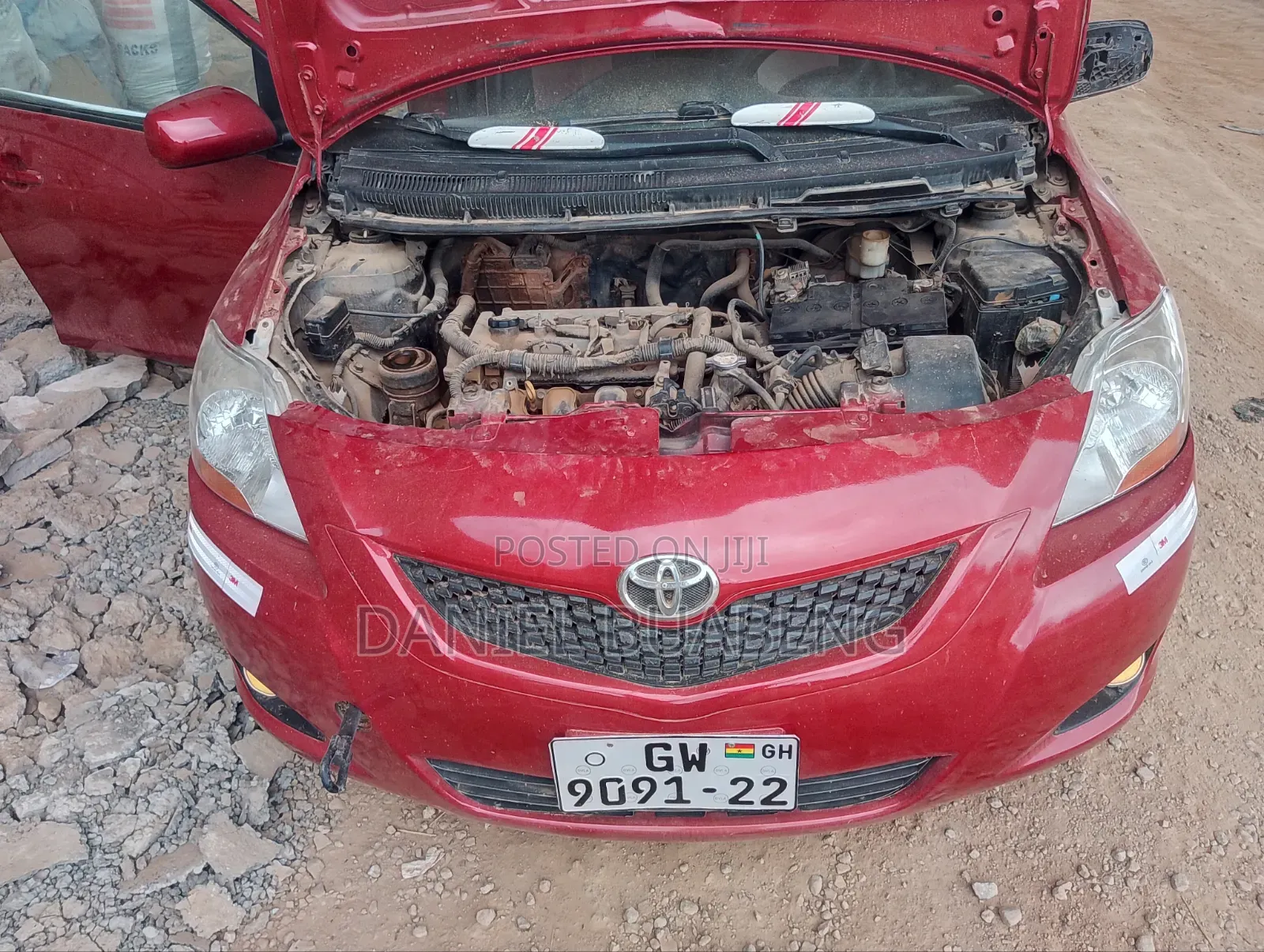 Toyota Yaris 2010 Red