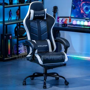 Gtplayer Gaming Chair (Black White) GT90IF