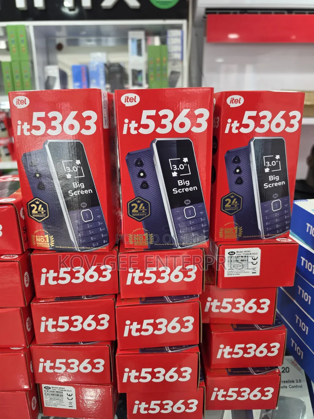 New Itel it5362 Black