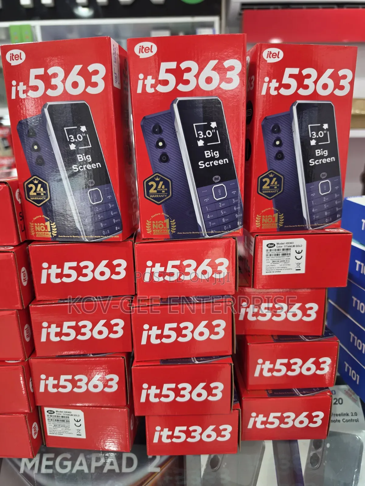 New Itel it5362 Black
