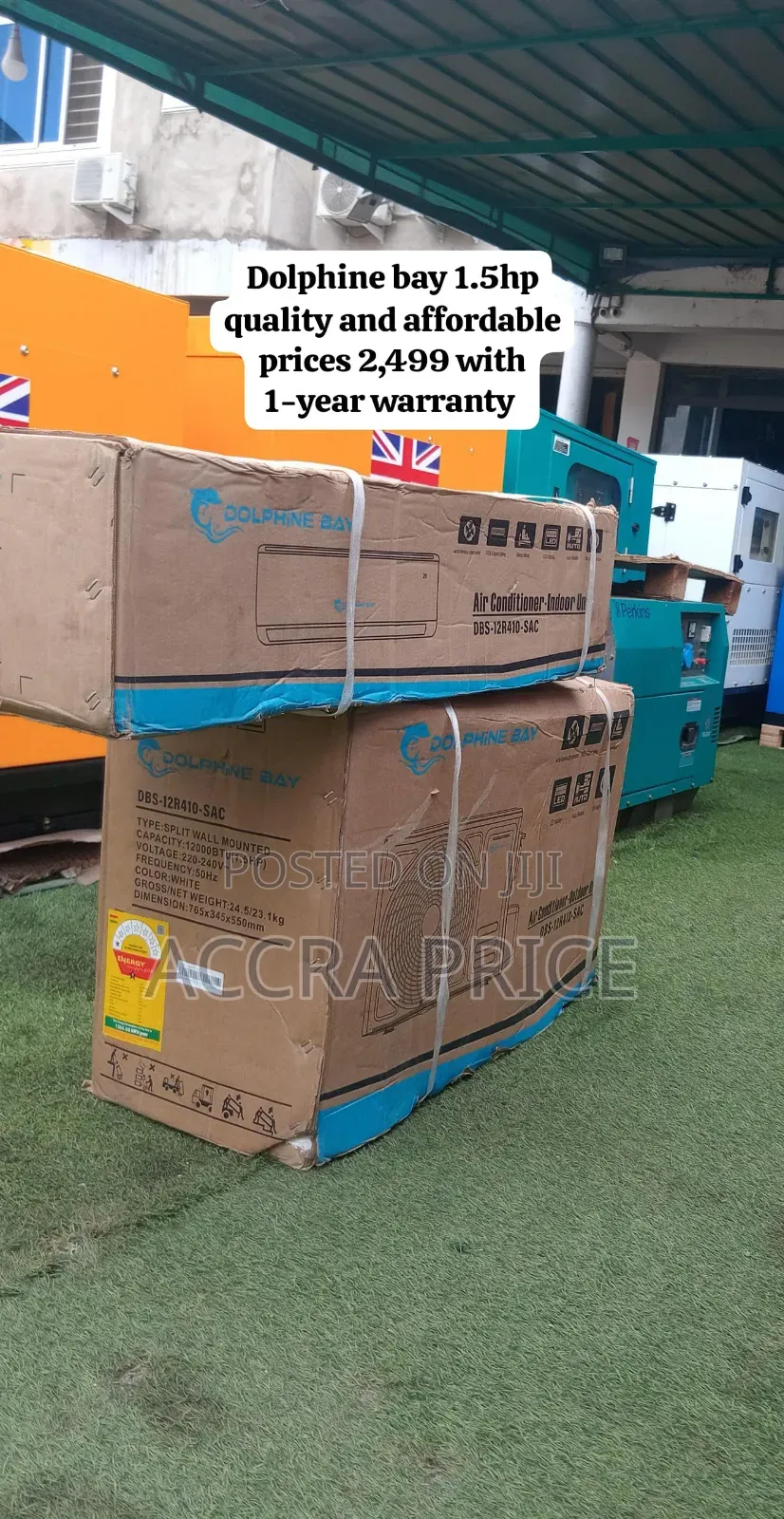 Dolphine Bay 1.5HP AC – Brand New, Strong Cooling Durable Split Air