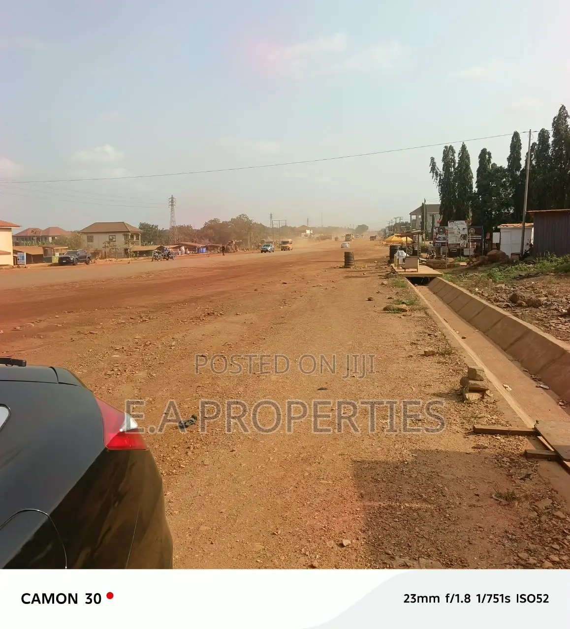 Roadside Land for Sale at Oyibi One Acre