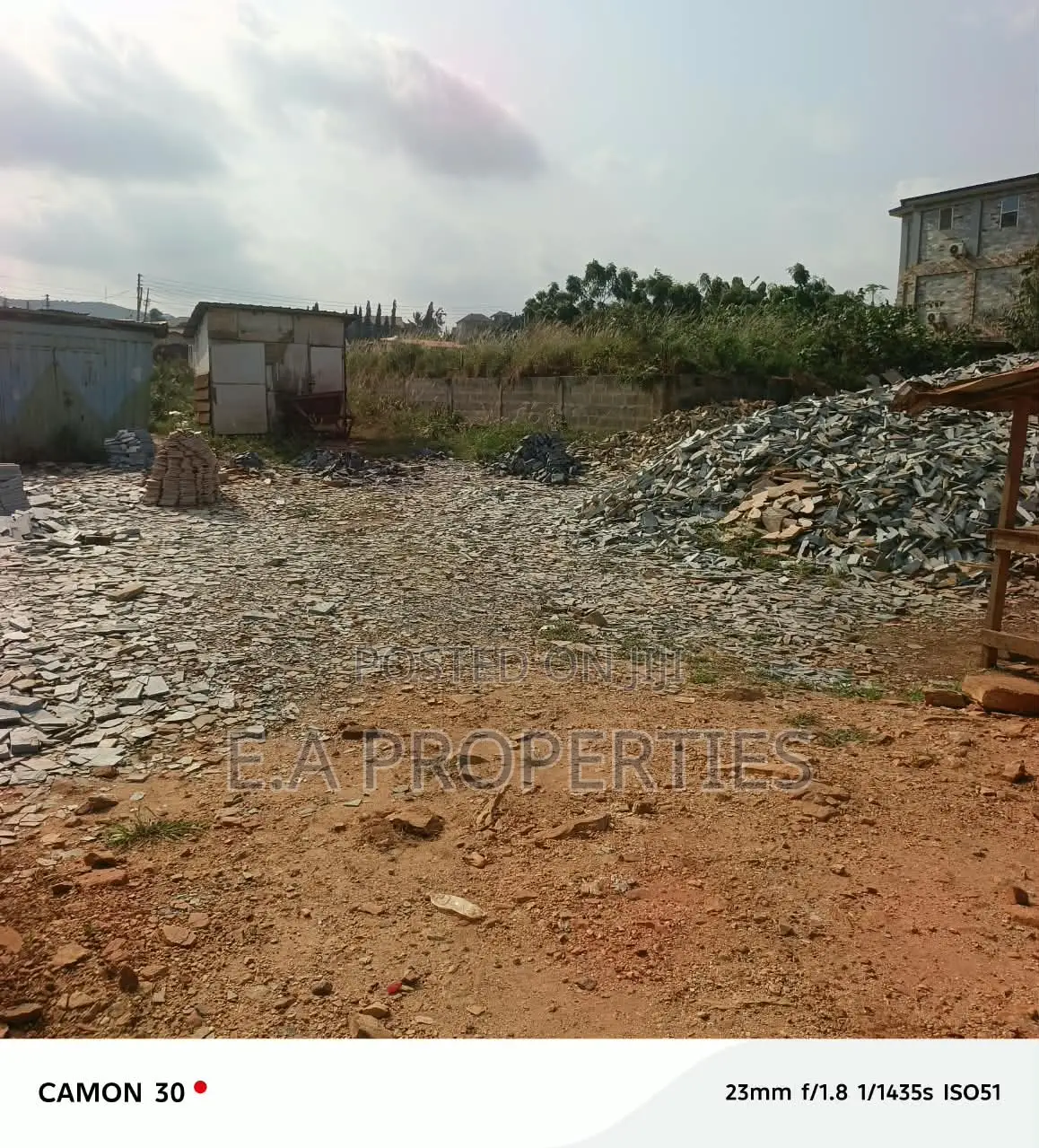 Roadside Land for Sale at Oyibi One Acre