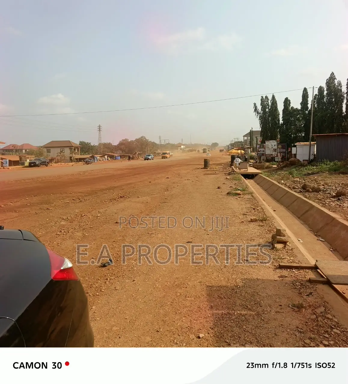 Roadside Land for Sale at Oyibi One Acre