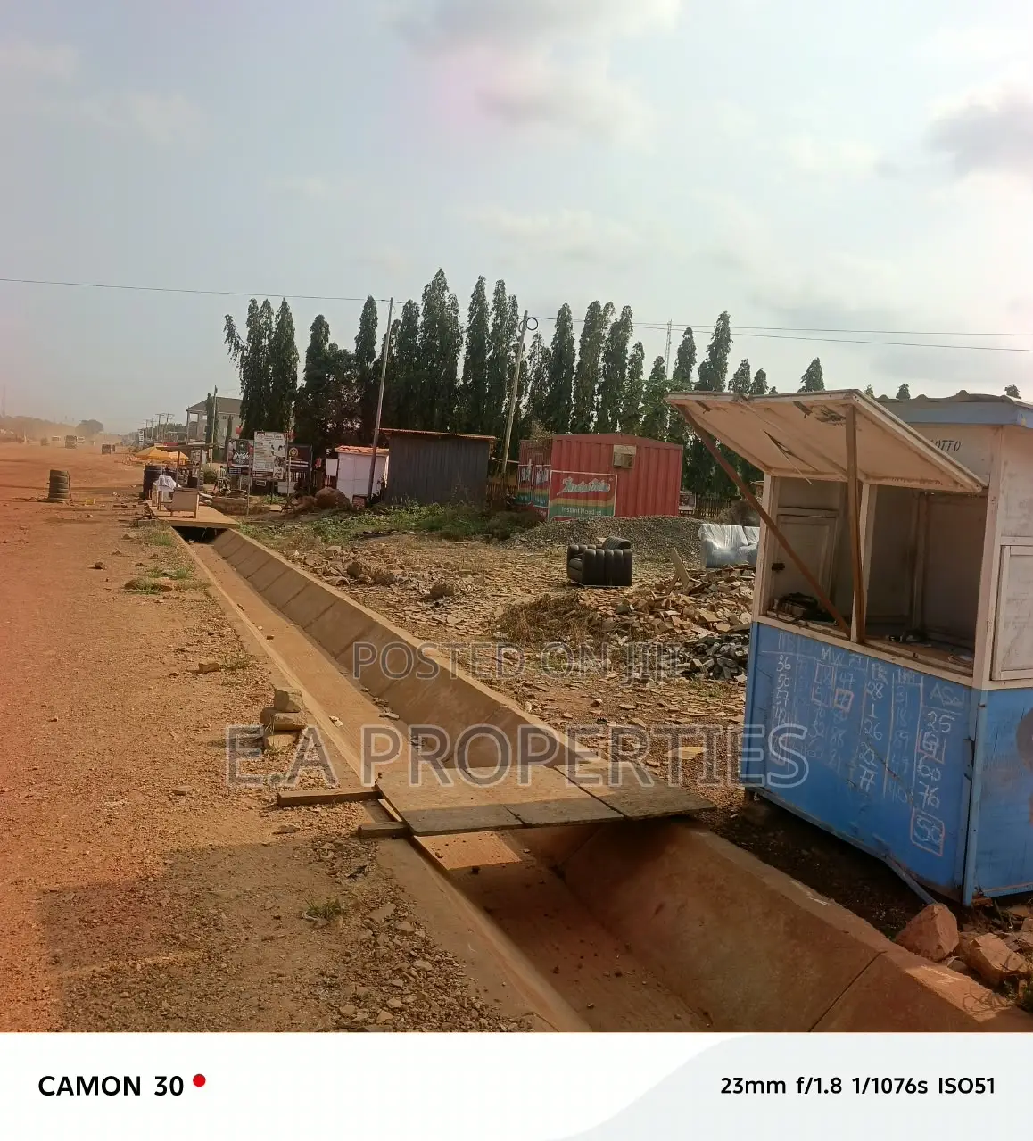 Roadside Land for Sale at Oyibi One Acre