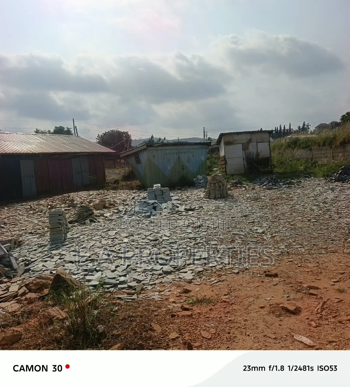 Roadside Land for Sale at Oyibi One Acre