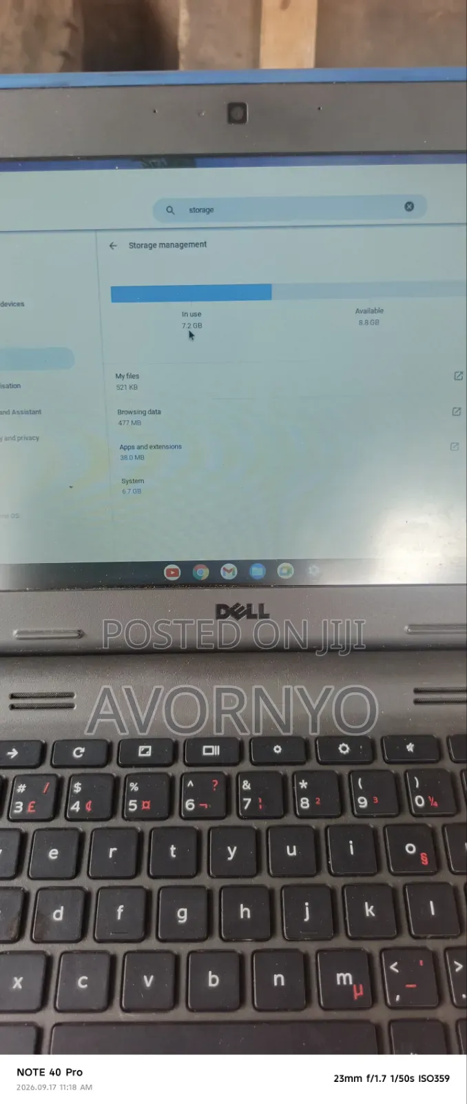 Laptop Dell Chromebook 3120 4GB Intel Celeron eMMC 16 GB
