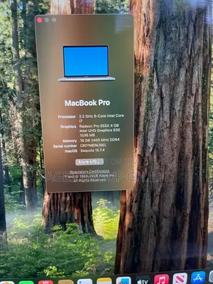 Laptop Apple MacBook Pro 2018 16GB Intel Core i7 SSD 256GB