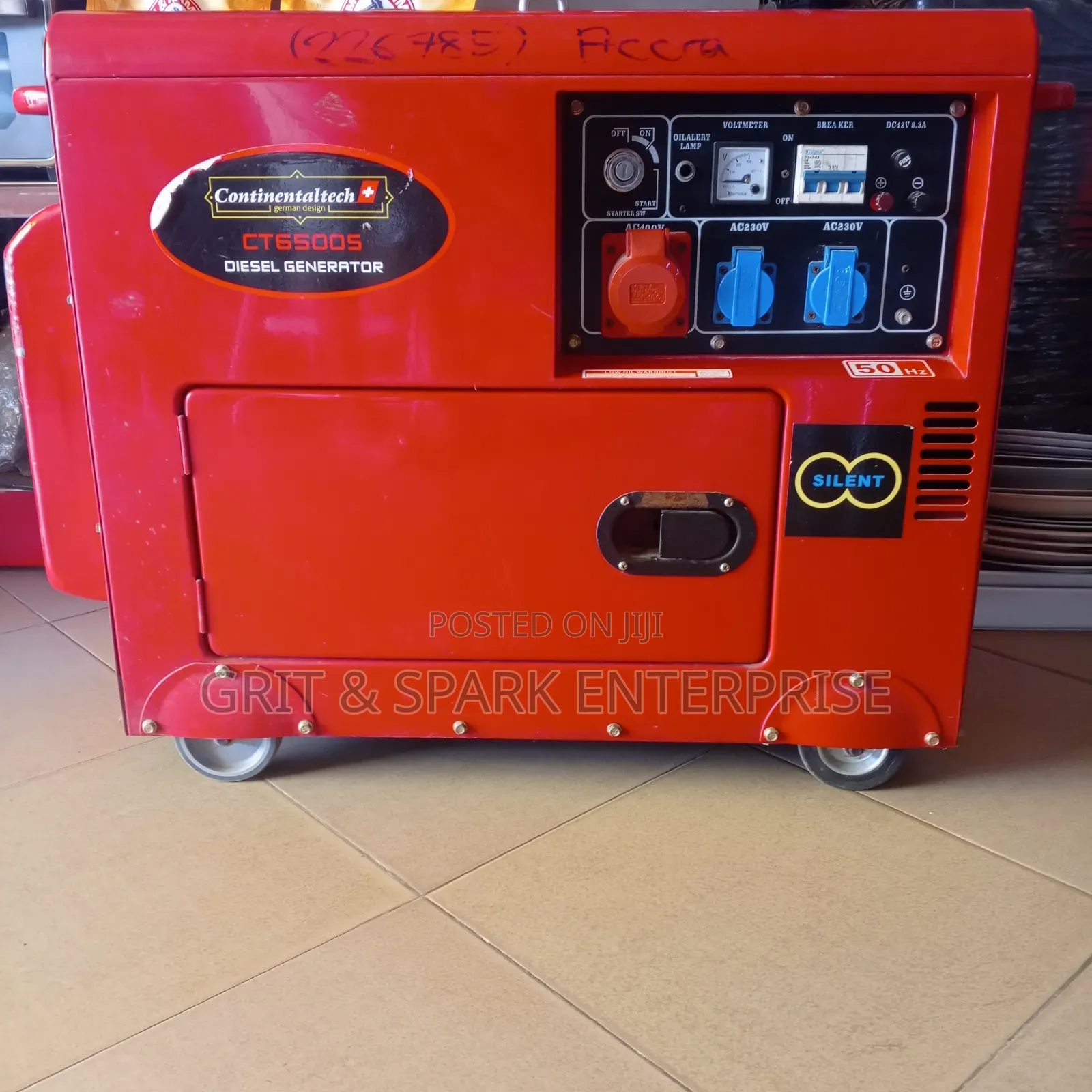 Diesel Generator (Model No: SK6500S Brand Name: Swiss Kraft From Uk)