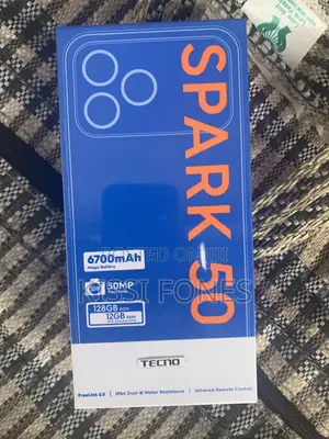 New Tecno Spark 50 128 GB Black