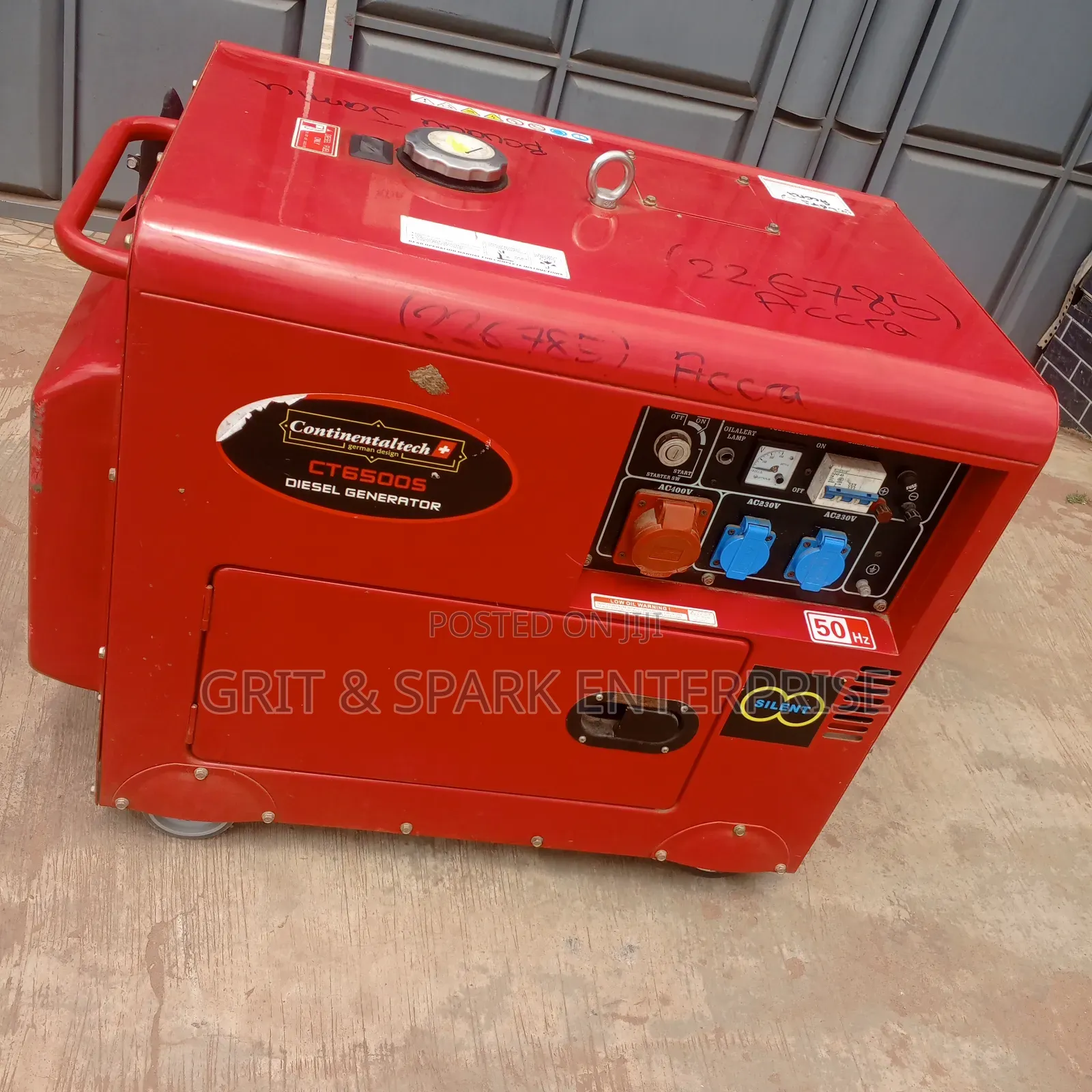 Diesel Generator (Model No: SK6500S Brand Name: Swiss Kraft From Uk)