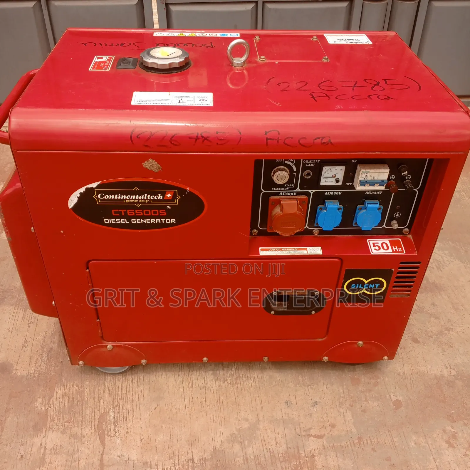 Diesel Generator (Model No: SK6500S Brand Name: Swiss Kraft From Uk)