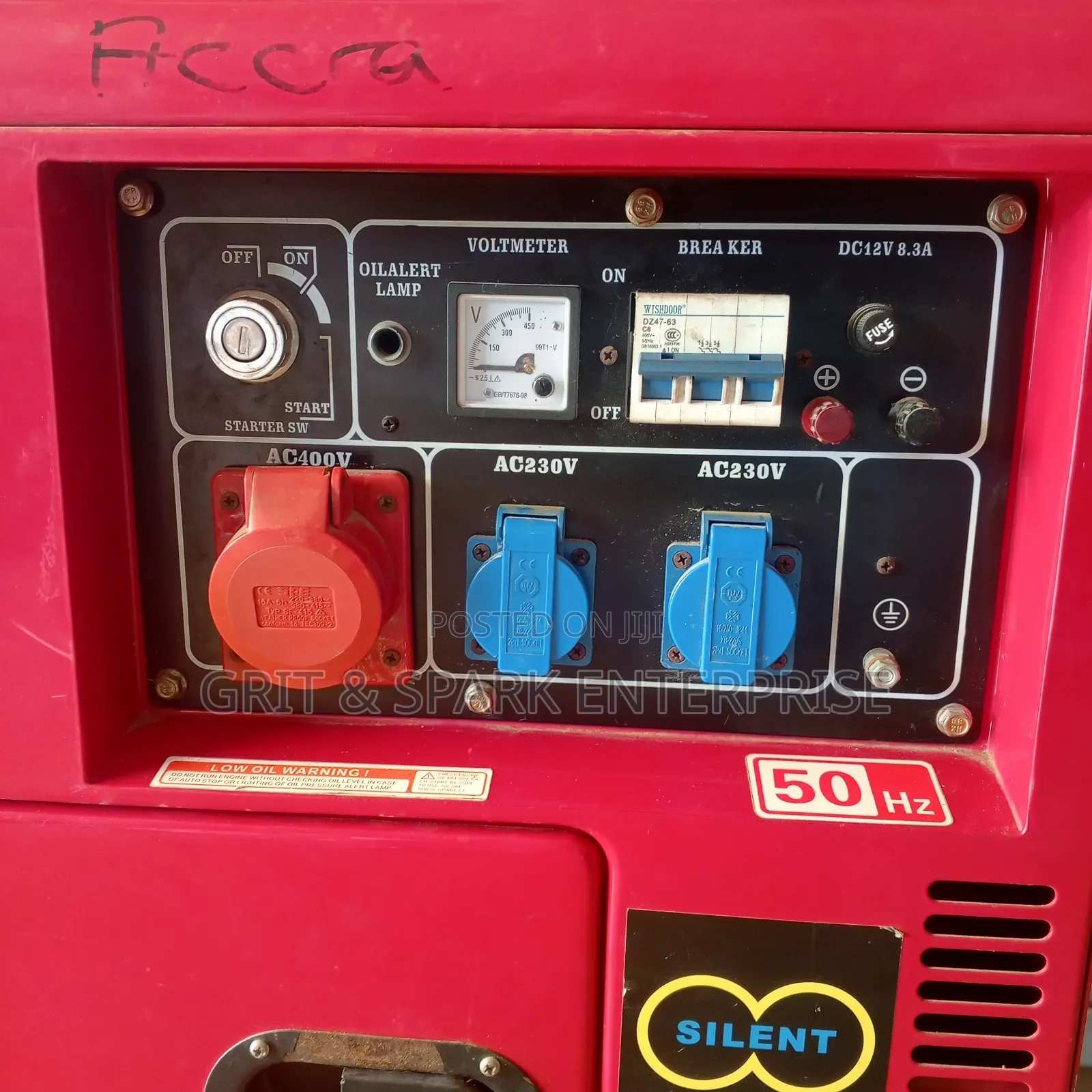 Diesel Generator (Model No: SK6500S Brand Name: Swiss Kraft From Uk)