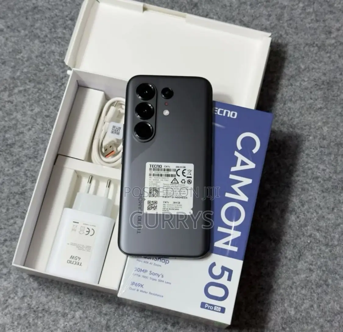 New Tecno Camon 50 Pro 256 GB Gray