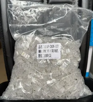 RJ 45 Pass Through Connectors (1000pcs)